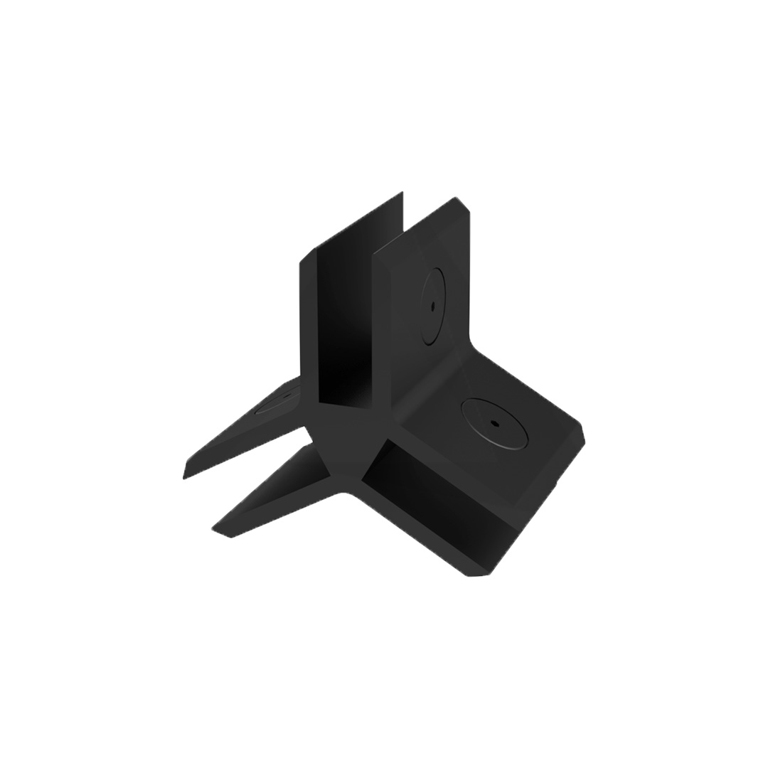 Pince bureautique à triple sortie inclinée