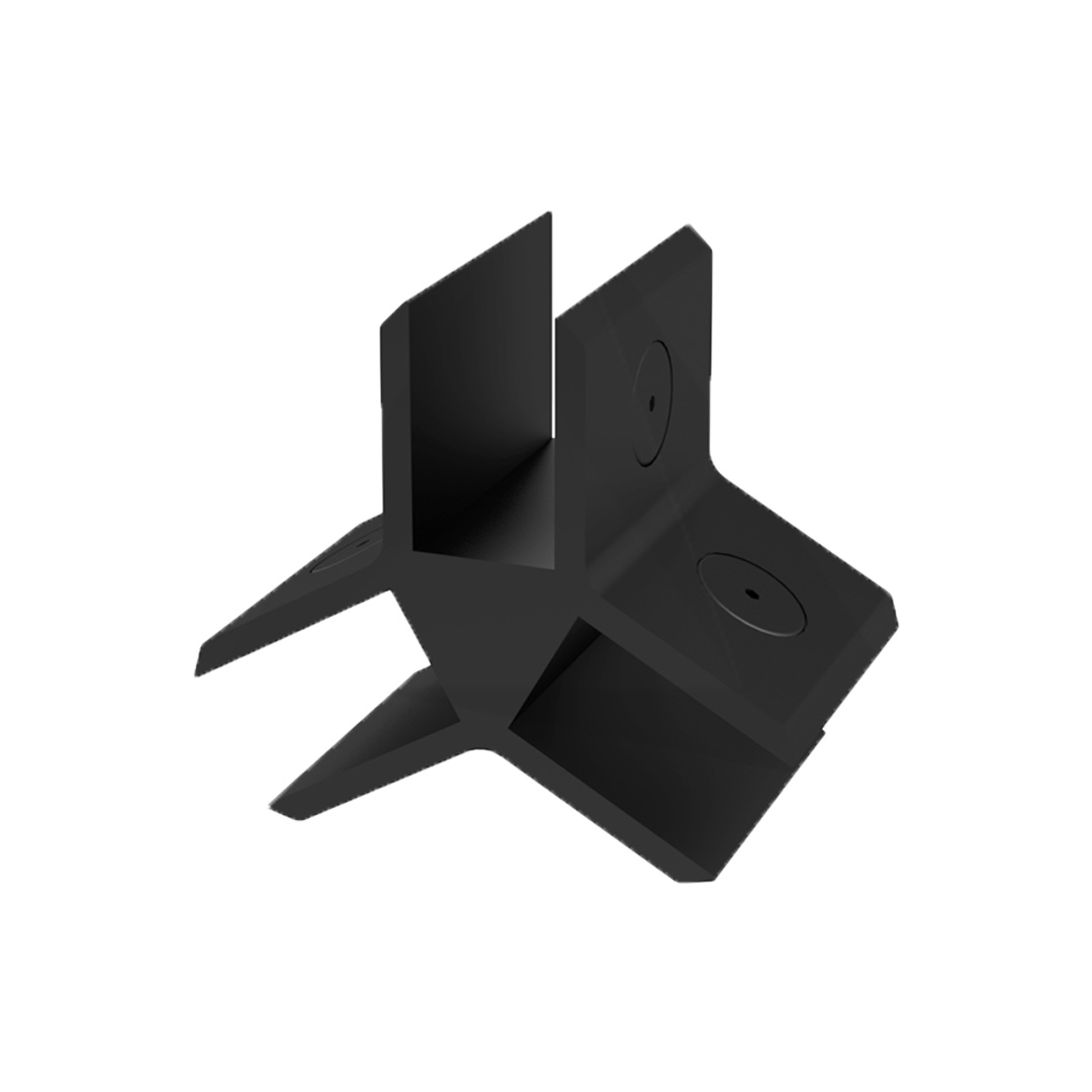 Pince bureautique à triple sortie inclinée